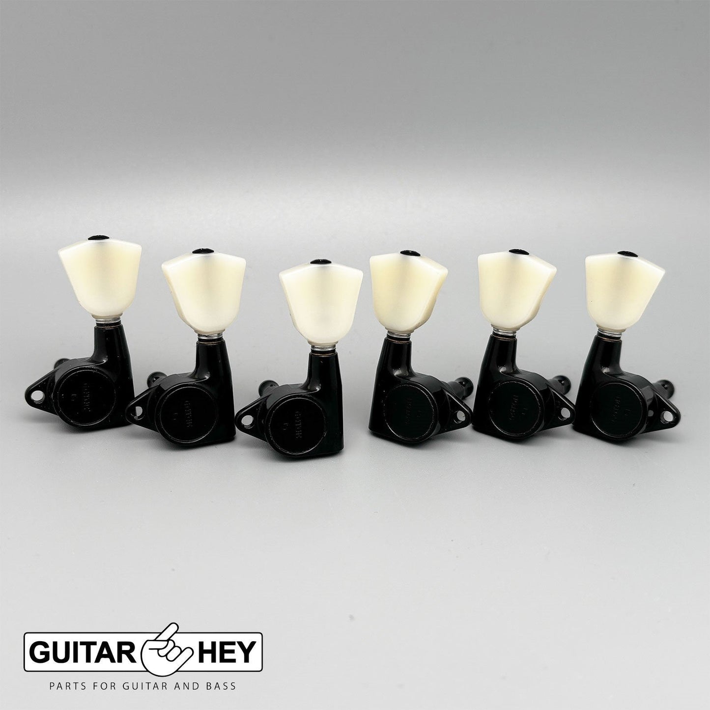 NEW Gotoh SG301-P4N Tuners w/ Keystone Buttons Tuning Keys Set 3x3 - BLACK