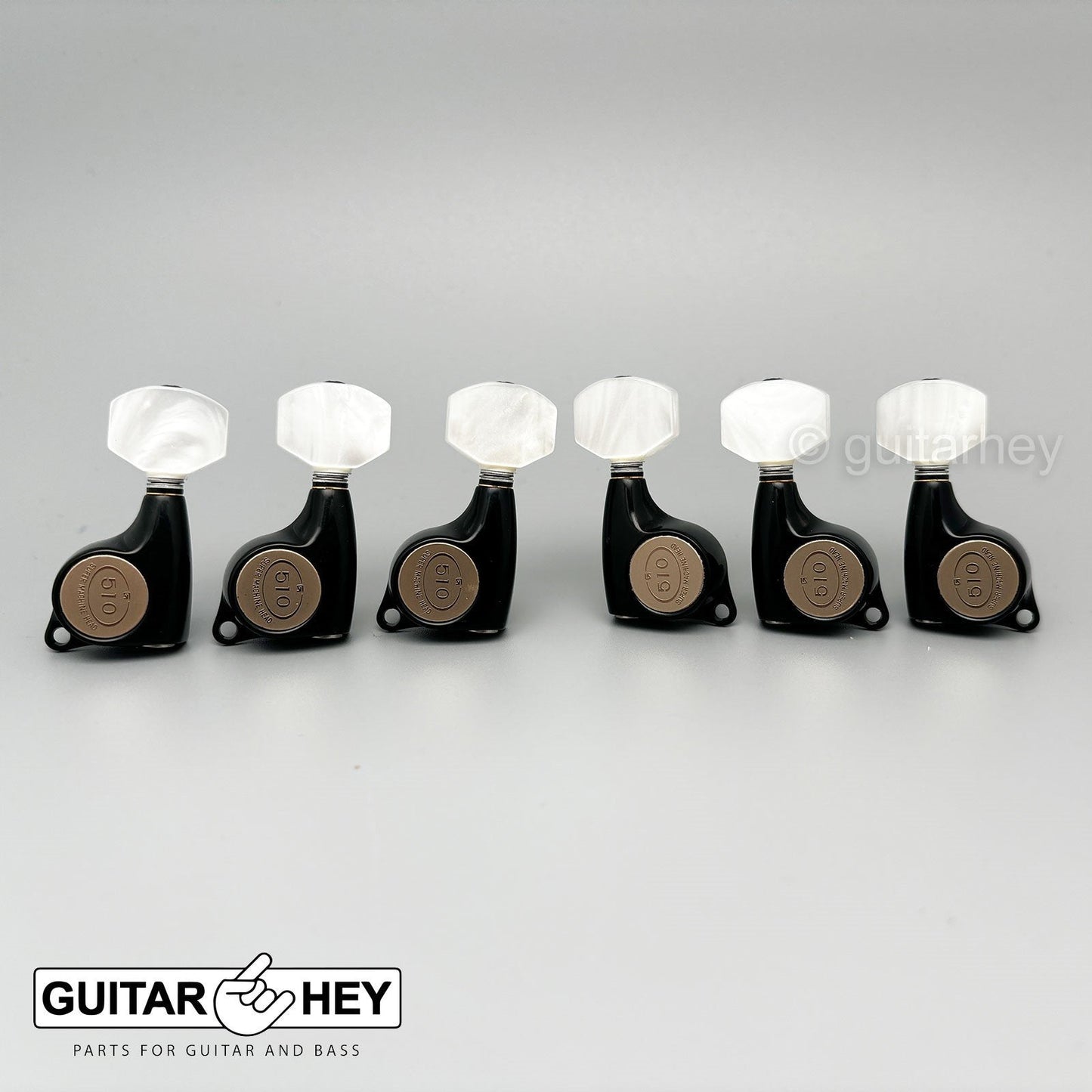 NEW Gotoh SGL510-P7 Super Machine Heads L3+R3 Tuners Set 18:1 Ratio 3x3 - BLACK