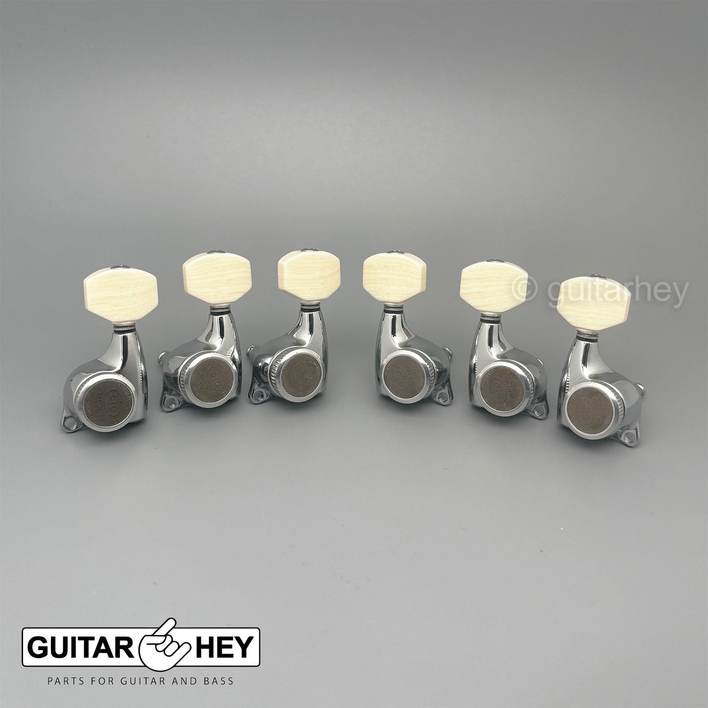 NEW Gotoh SGL510Z-M07 MGT Locking Tuning Keys, 21:1 Ratio Set 3x3 - CHROME