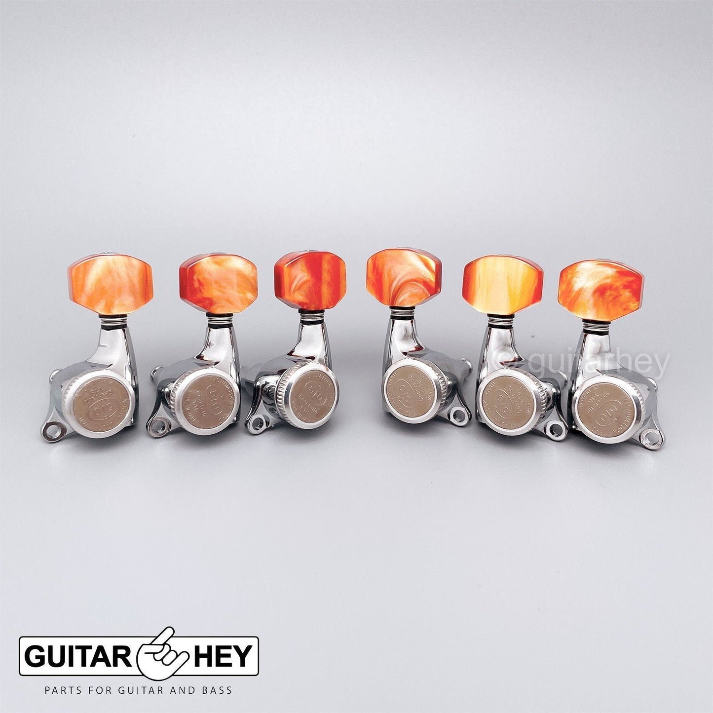 NEW Gotoh SGS510Z-P8 MGT L3+R3 Set Mini LOCKING Tuners 1:18 Ratio 3x3 - CHROME