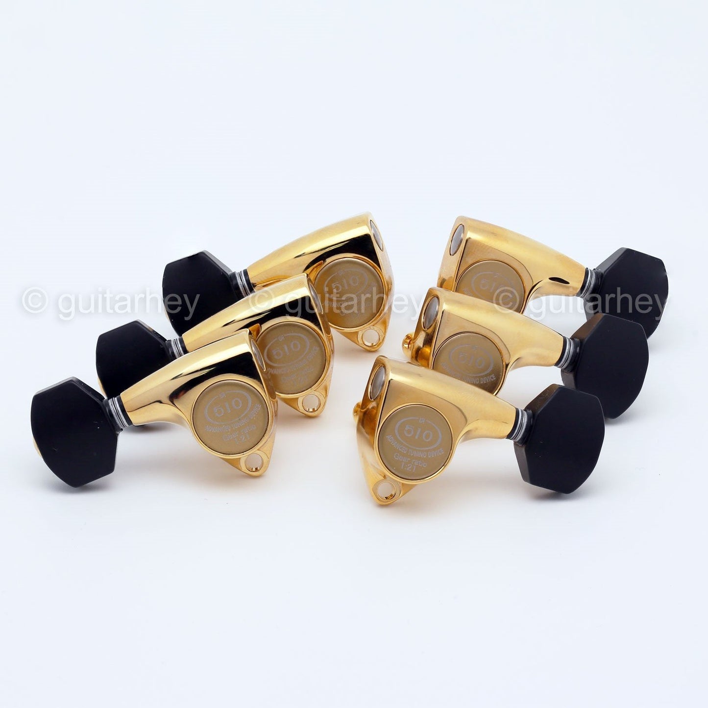 NEW Gotoh SGV510Z-B07 Tuners L3+R3 Set Advanced Tuning 21:1 Gear Ratio 3x3, GOLD