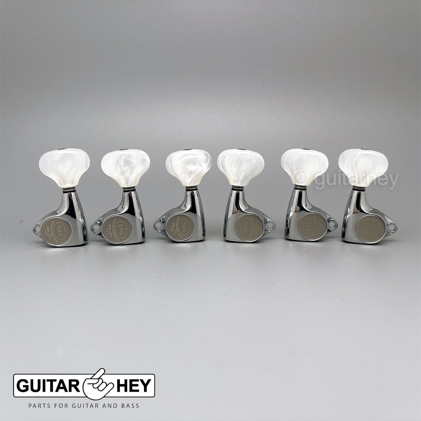 NEW Gotoh SGV510Z-WL5 Tuners L3+R3 Guitar Tuning Keys 1:21 Ratio, 3x3 - CHROME