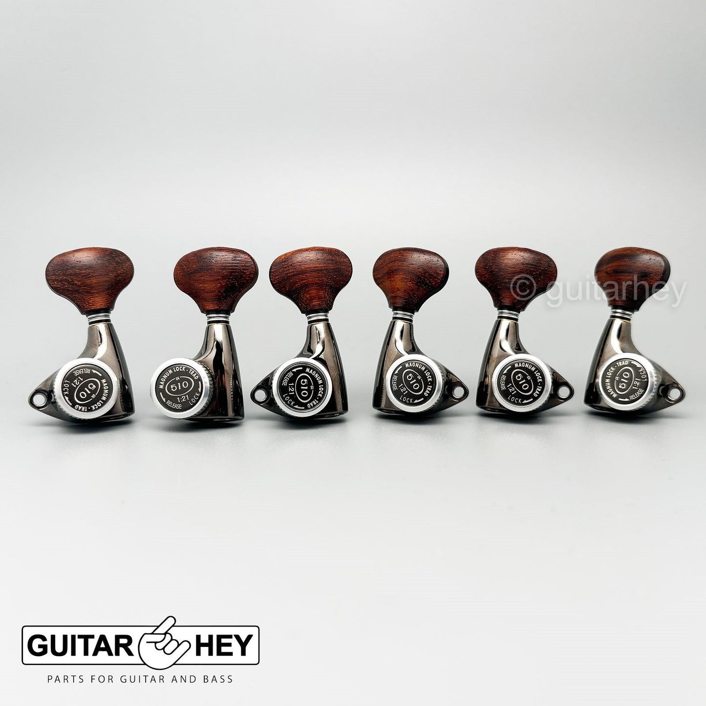 NEW Gotoh SGV510Z-GL5 MGT L3+R3 LOCKING Tuners Set 21:1 Gear 3x3 - COSMO BLACK