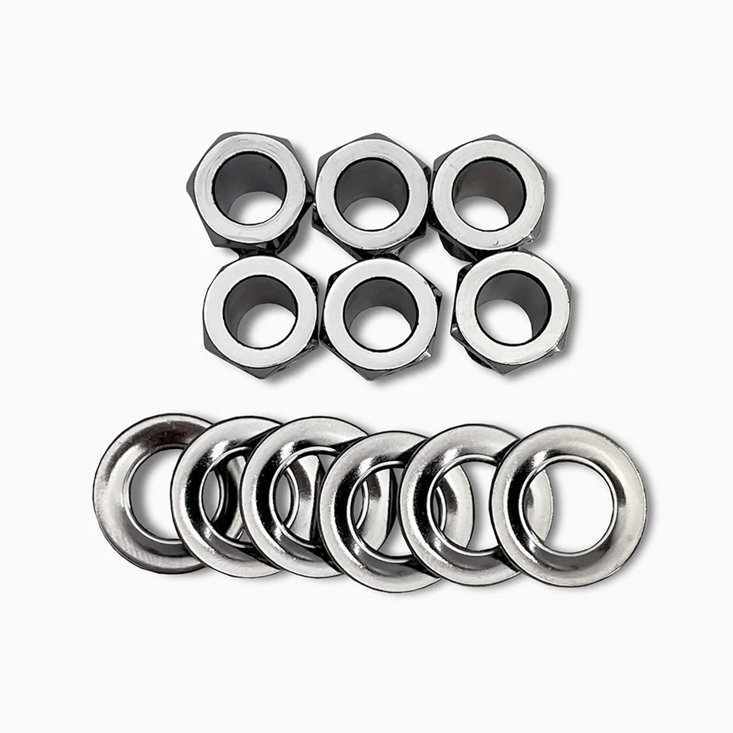 NEW True Lok 6 In Line LOCKING 2 PIN TUNERS for Electric Guitar 18:1 - CHROME
