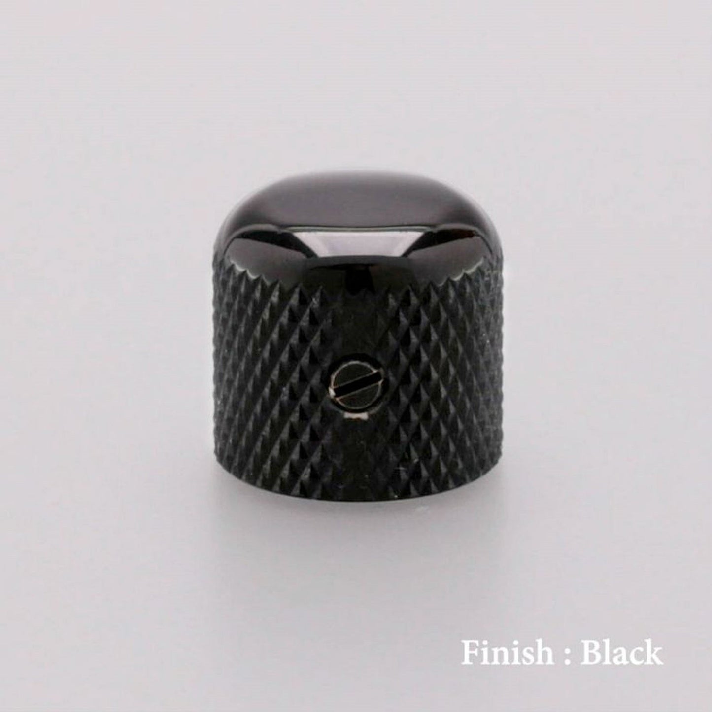 NEW (1) Gotoh VK1-19 - Control Knob - DOME - Bass Guitar 6mm hole METAL - BLACK