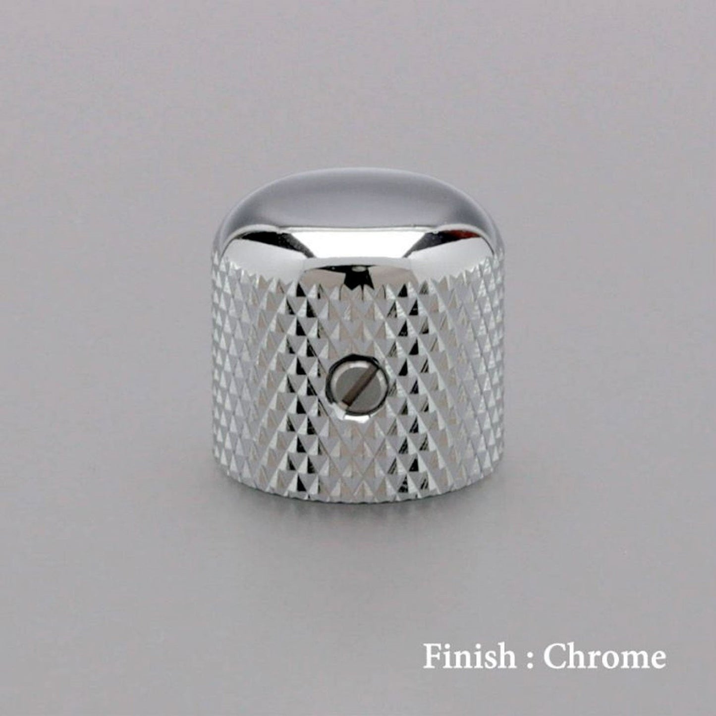 NEW (1) Gotoh VK1-19 - Control Knob - DOME - Bass Guitar 6mm hole METAL - CHROME