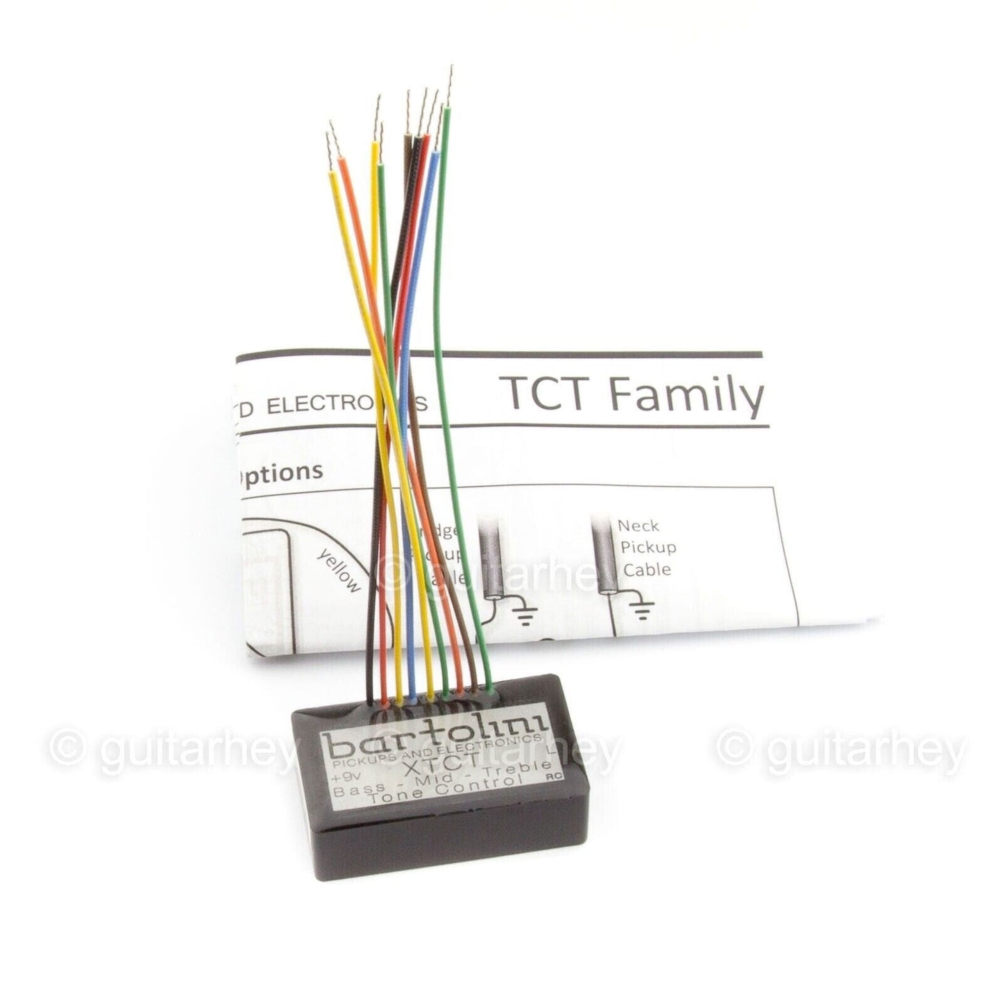 NEW Bartolini XTCT Tone Control Module Wide Range of Boost of bass, MR & treble