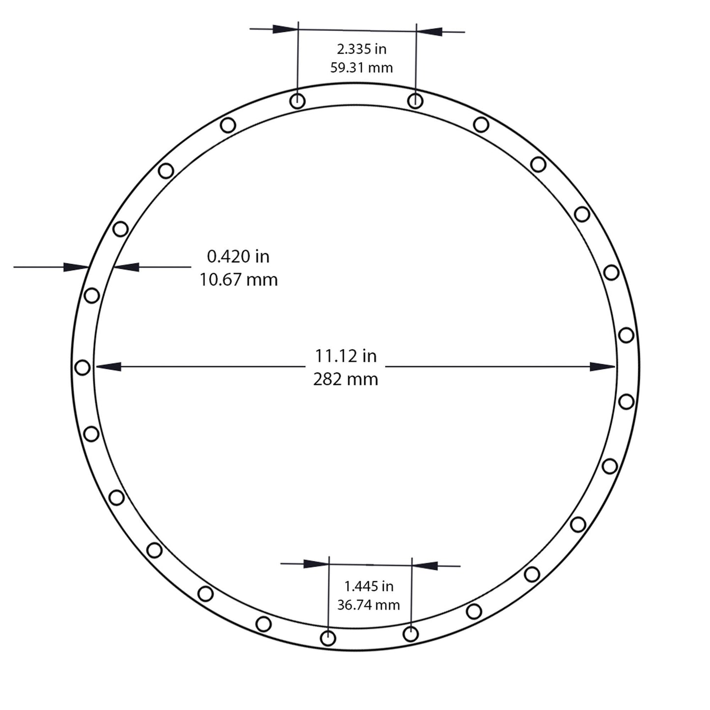 NEW Banjo Flange Tube