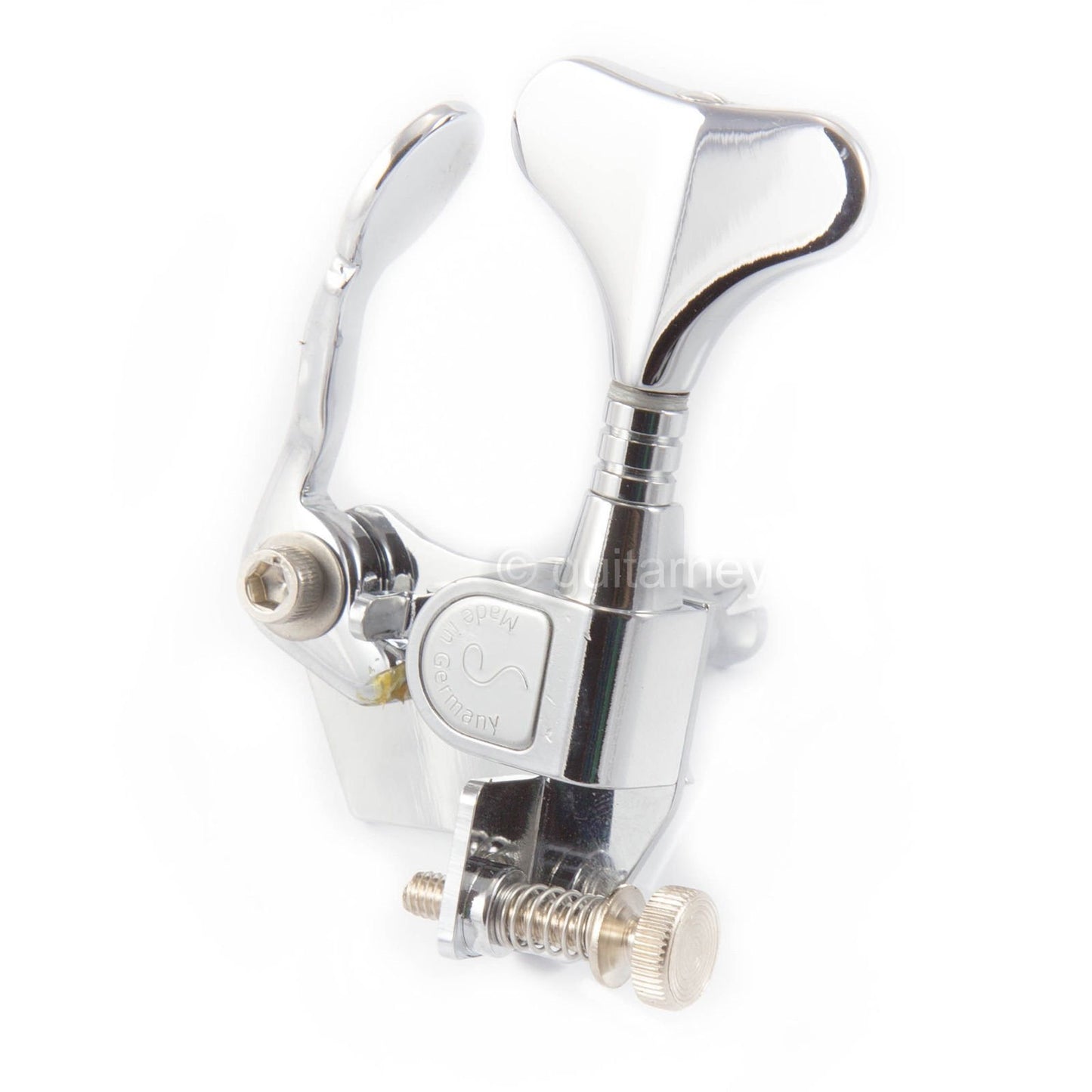 Hipshot Bass Schaller M4 Mini Xtender detuning Drop D-Tuner - TREBLE SIDE CHROME