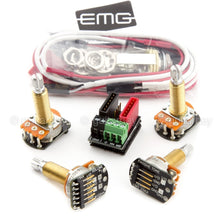 Load image into Gallery viewer, NEW EMG Solderless Wiring Conversion Kit for 1/2 pickups ACTIVE LONG-SHAFT SPLIT