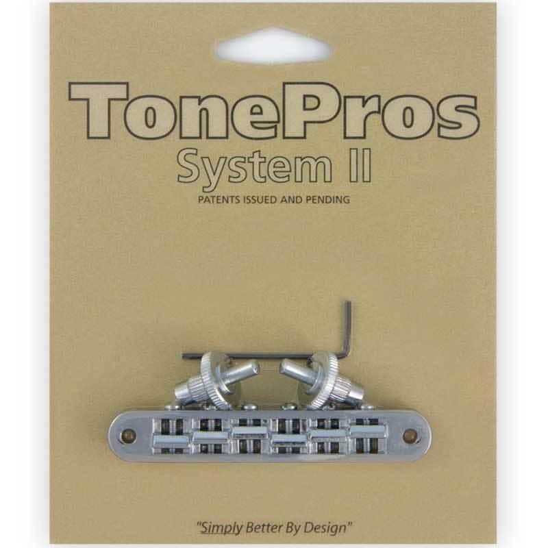 NEW TonePros TP6-C Standard Tuneomatic Nashville (small posts) Tone Pros CHROME