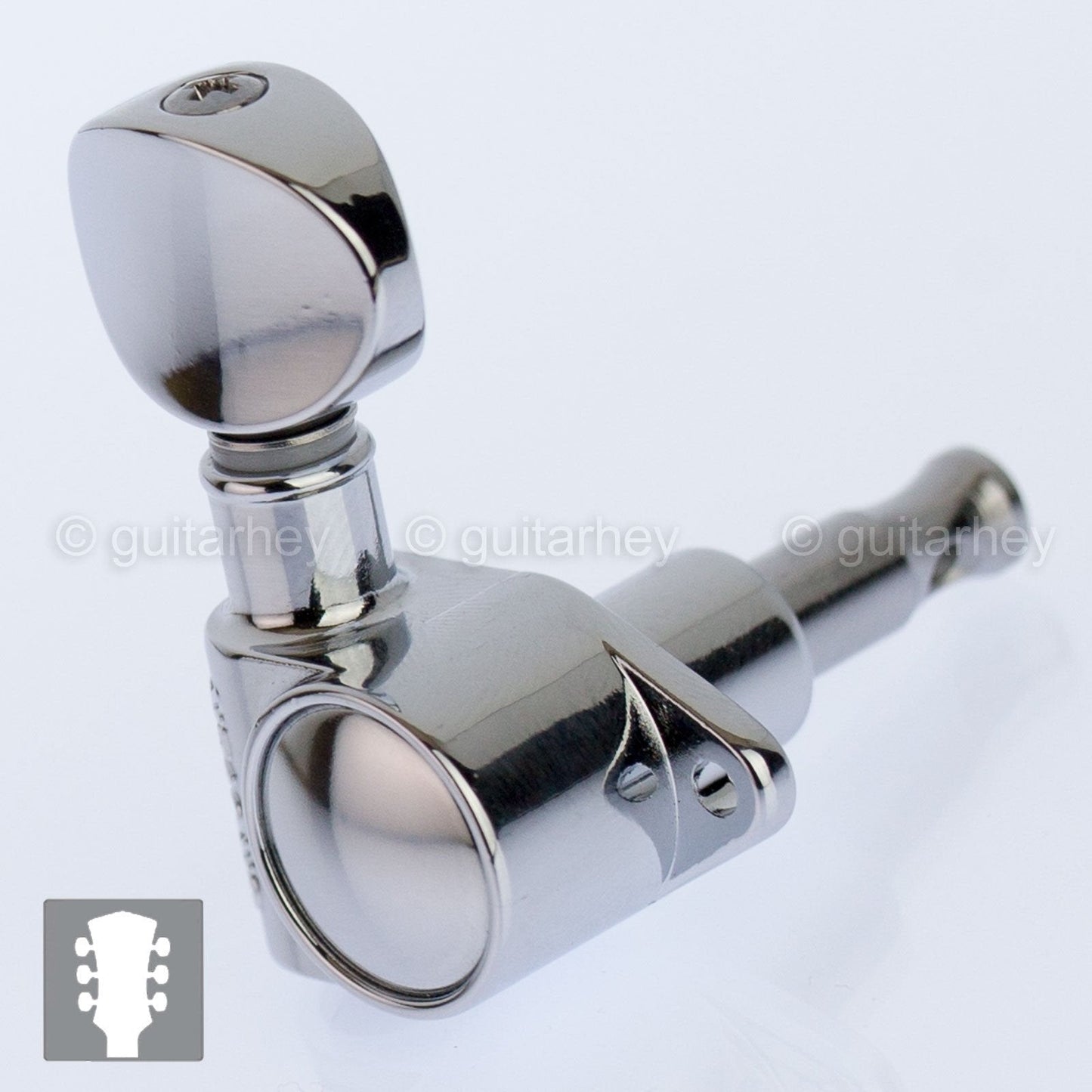 NEW Grover Rotomatic 3x3 Tuners w/ LARGE OVAL Keys Fits Gibson® 102CK - CHROME
