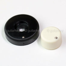 Load image into Gallery viewer, NEW (1) Concentric Stacked Knob for Danelectro Guitar or Bass, CREAM / BLACK