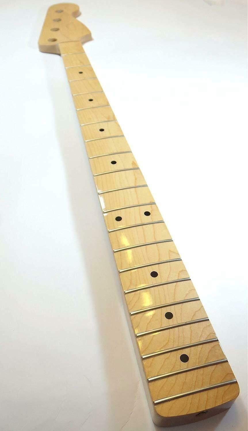 NEW MIJ 1P Maple Replacement Neck for JB 20 Frets, FINISHED - Made in Japan