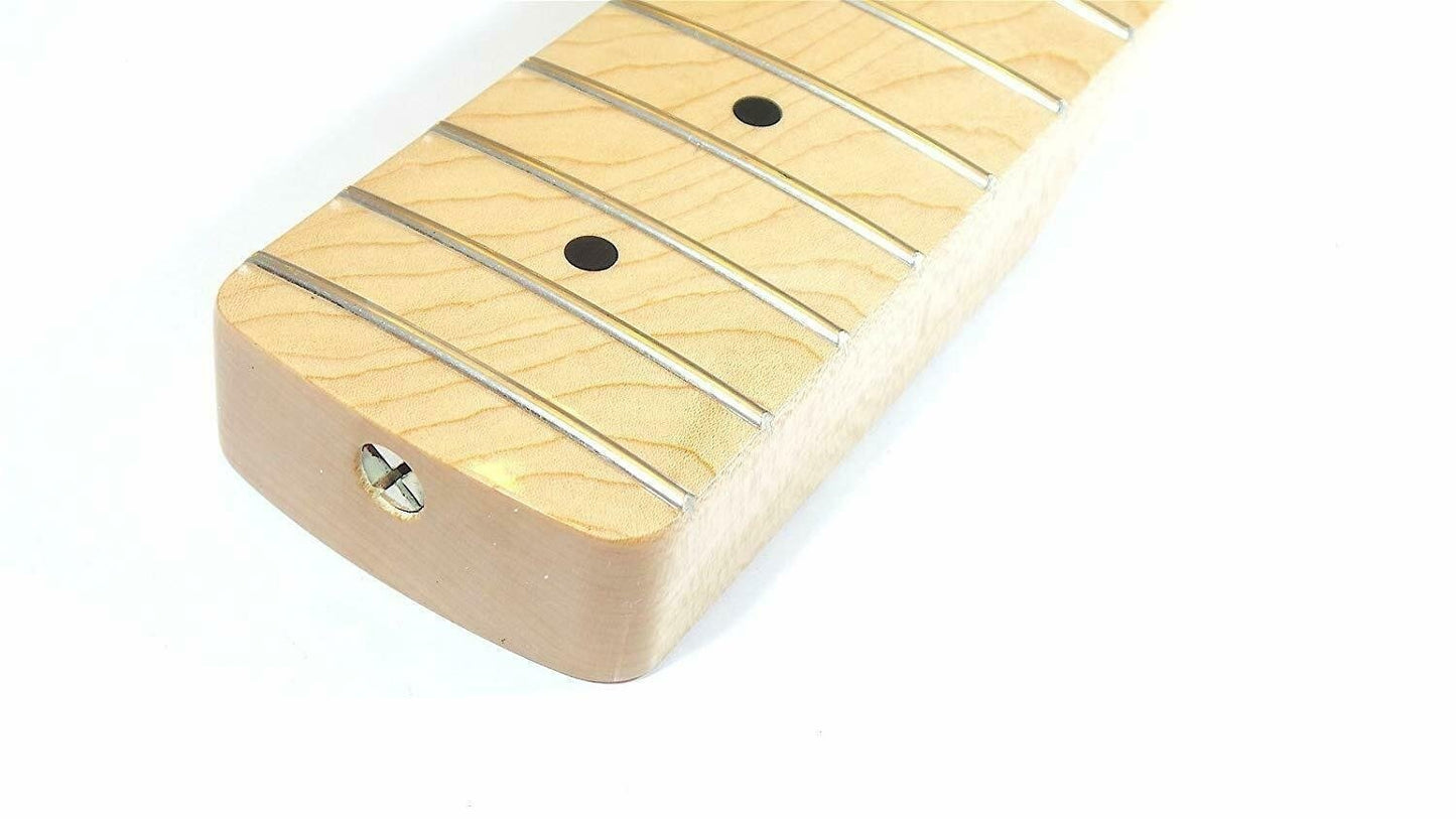 NEW MIJ 1P Maple Replacement Neck for JB 20 Frets, FINISHED - Made in Japan