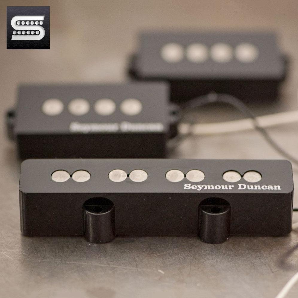 NEW Seymour Duncan Quarter Pound Bass PJ Set Bridge/Neck Pickup - BLACK