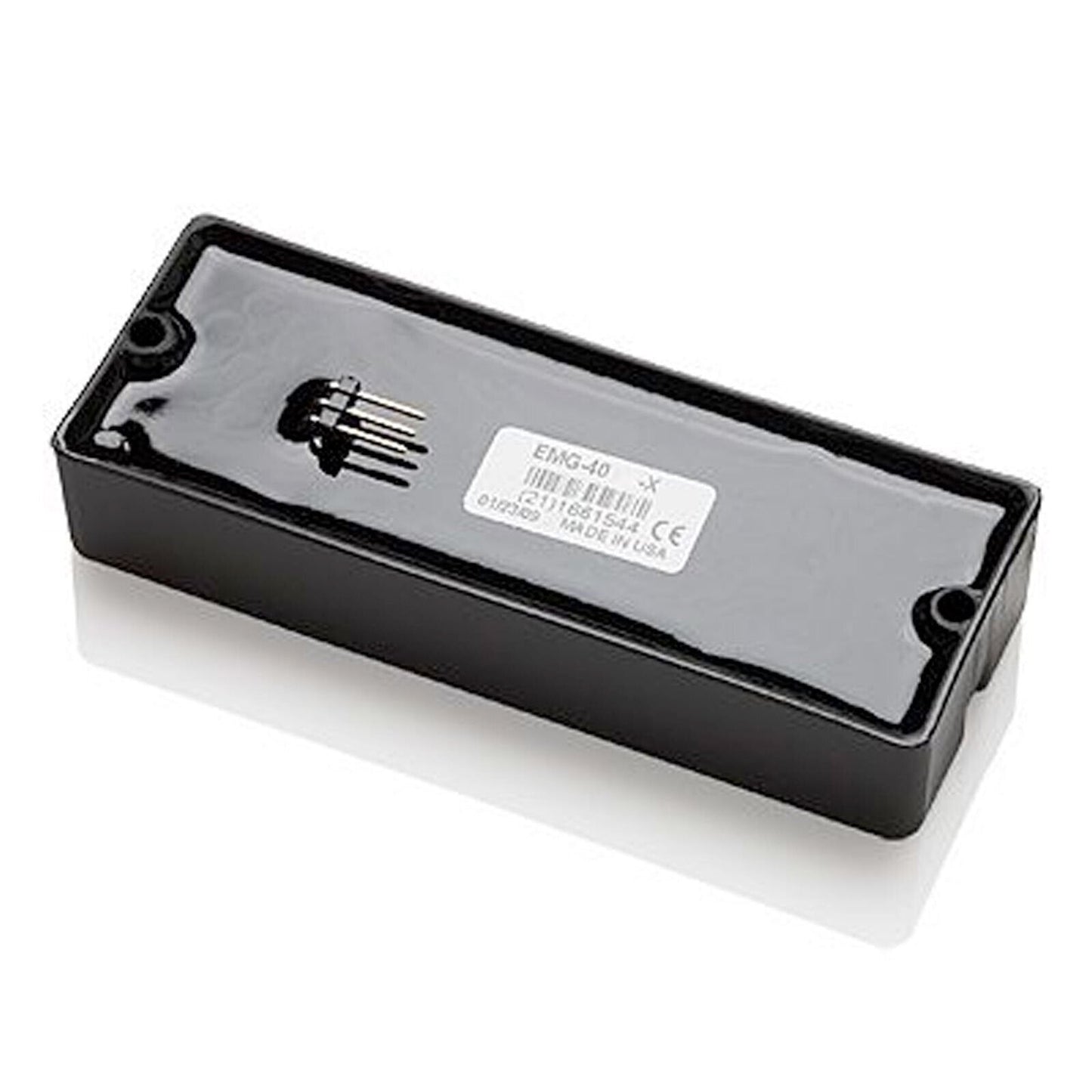 NEW EMG 40CSX 5 String SOAPBAR Bass Pickup CERAMIC/STEEL POTS VLPF - BLACK