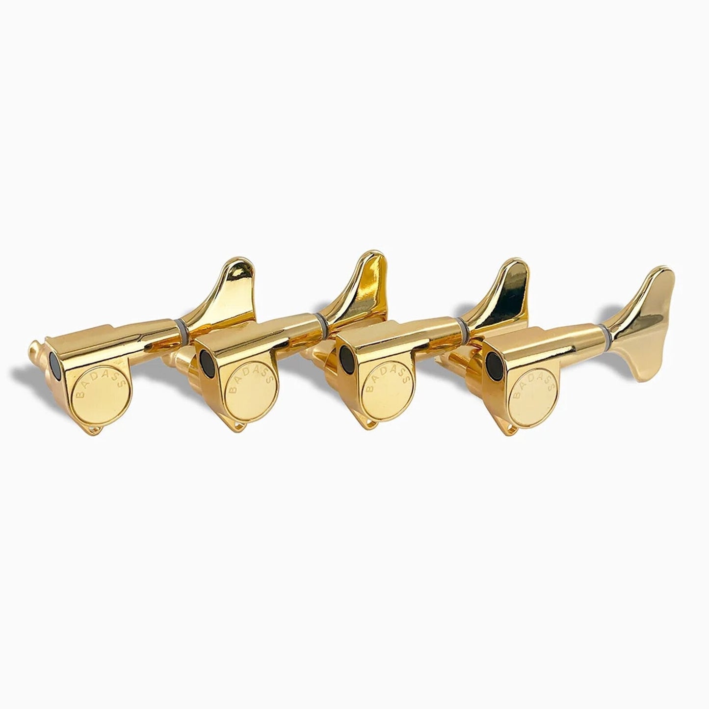 NEW Leo Quan® Badass 4-in-line Set SGT™ Bass Keys - Sealed 20:1 Ratio - GOLD