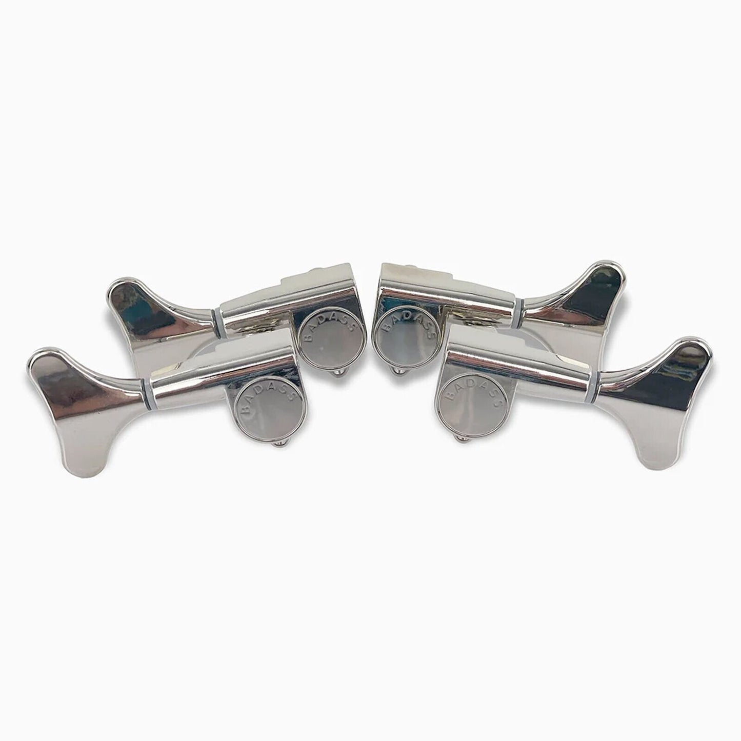 NEW Leo Quan® Badass L2+R2 Set SGT™ Bass Keys - Sealed 20:1 Ratio 2x2 - NICKEL