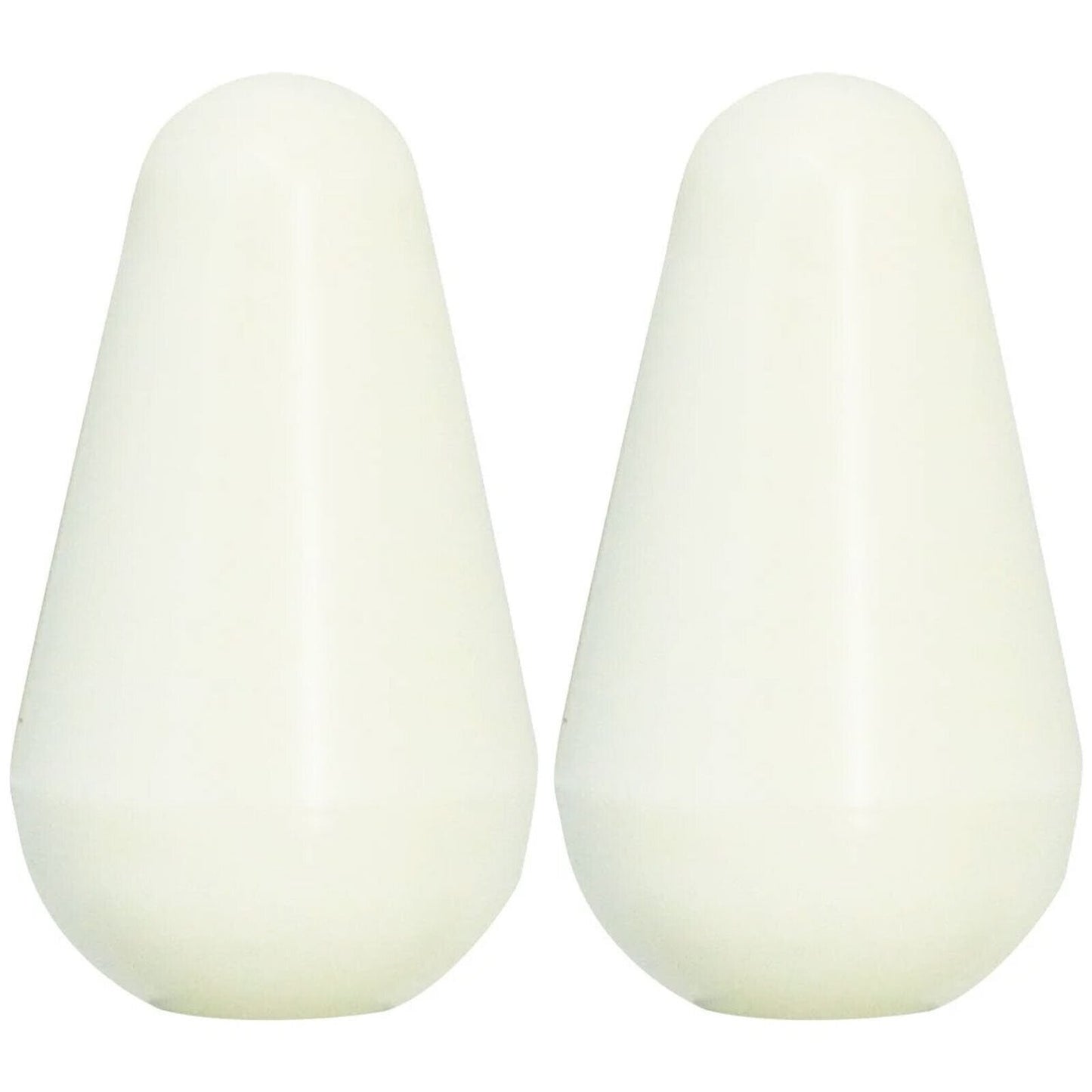 NEW (2) Switch Knobs (USA size) For Lever switches Strat Guitar Style PARCHMENT