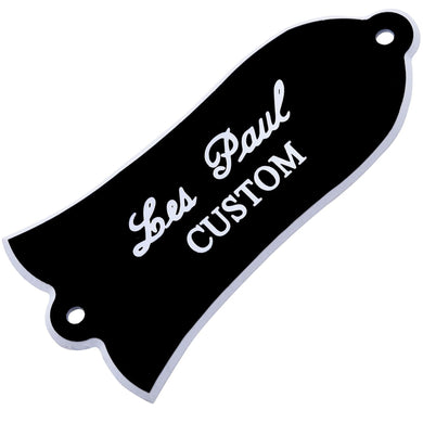 NEW 2-ply BLACK Bell Truss Rod Cover for Gibson SG/Les Paul/Custom Bass Guitar