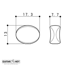 Carregar imagem no visualizador da galeria, NEW Gotoh SG360-05 MGT 6 In-Line Set MAGNUM LOCKING Mini OVAL Buttons Keys BLACK