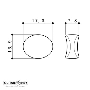 NEW Gotoh UK700-05MA Height Adjustable HAP Ukulele Tuning Keys Tuners - NICKEL