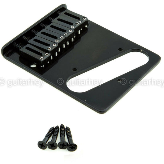 NEW Gotoh GTC201 Telecaster Style Bridge Brass Saddles w/ screws 10.8mm - BLACK