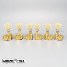 Carregar imagem no visualizador da galeria, NEW Grover 102 Rotomatic Tuners Plastic Keystone Buttons Fits Gibson 3x3 - GOLD