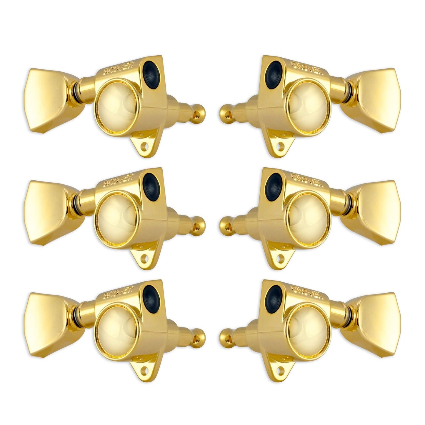 NEW Grover 102 Rotomatic Tuners w/ Keystone Buttons Fits Gibson 3x3 - GOLD