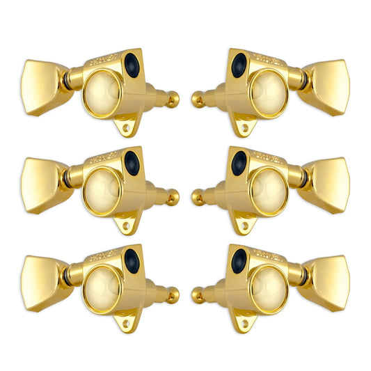 NEW Grover 102 Rotomatic Tuners w/ Keystone Buttons Fits Gibson 3x3 - GOLD