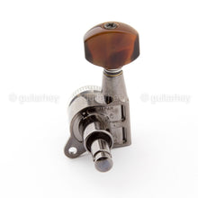 Load image into Gallery viewer, NEW Gotoh SG381 MGT Magnum Locking Trad w/ TORTOISE Buttons 3x3 - COSMO BLACK