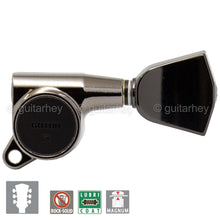 Carregar imagem no visualizador da galeria, NEW Gotoh SG381-04 MG Magnum Locking KEYSTONE Buttons Keys 3X3 - COSMO BLACK
