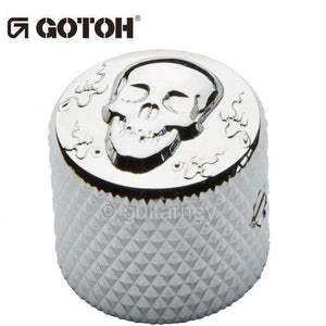 NEW Gotoh VK-Art-02 Skull - Luxury Art Collection Control Knob - METAL - CHROME