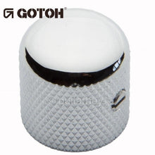 Load image into Gallery viewer, NEW (1) Gotoh VK1-18 - Control Knob - DOME - Bass, Guitar - METAL - CHROME