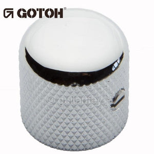 NEW (1) Gotoh VK1-18 - Control Knob - DOME - Bass, Guitar - METAL - CHROME