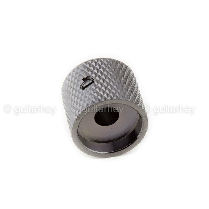 NEW (1) Gotoh VK1-18 - Control Knob - DOME - Bass, Guitar - METAL - COSMO BLACK
