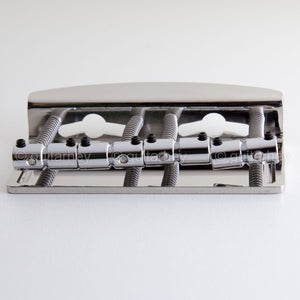 Hipshot 4-String Vintage Bass Bridge .750" String Spacing Quick Load - STAINLESS