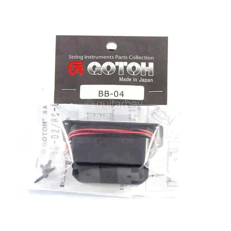 NEW Gotoh BB-04 for 9V Battery Box for Guitar / Bass w/ Screws BB04 Compartment