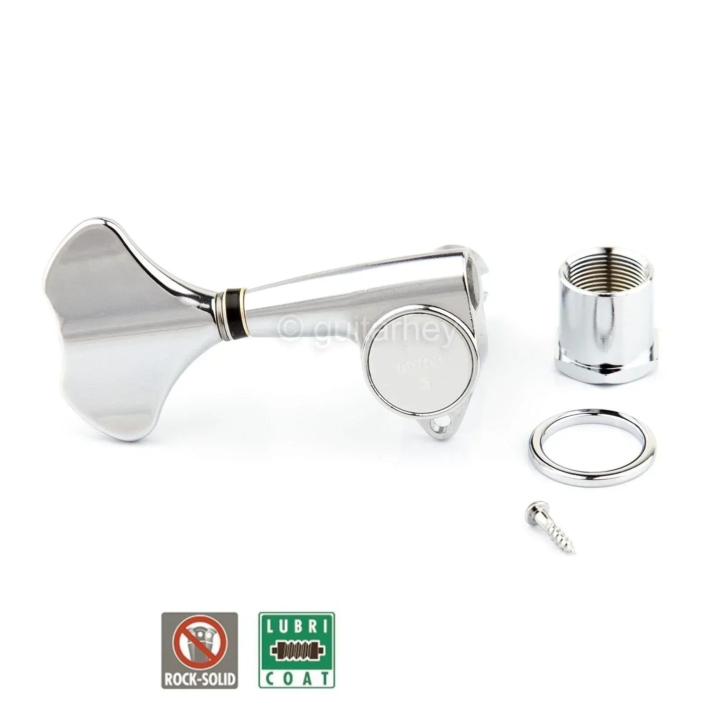 NEW (1) Gotoh GB707 Bass Machine Head TREBLE SIDE - SINGLE TUNER - CHROME