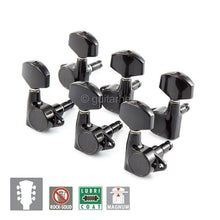 Load image into Gallery viewer, NEW Gotoh SG301-01 MG Magnum Locking Tuners L3+R3 Set Machine Heads 3x3 - BLACK