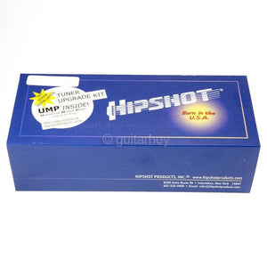 NEW Hipshot Classic Open-Gear 6 in line STAGGERED Knurled LEFT HANDED - CHROME