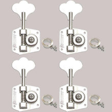 Load image into Gallery viewer, NEW Hipshot HB3 Bass Tuning Machine 4 in Line SET Clover Keys Pre-CBS - NICKEL