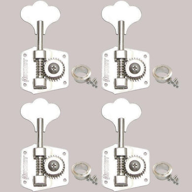 NEW Hipshot HB3 Bass Tuning Machine 4 in Line SET Clover Keys Pre-CBS - NICKEL