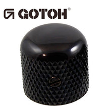 Load image into Gallery viewer, NEW (1) Gotoh VK1-19 - Control Knob - DOME - Bass Guitar 6mm hole METAL - BLACK
