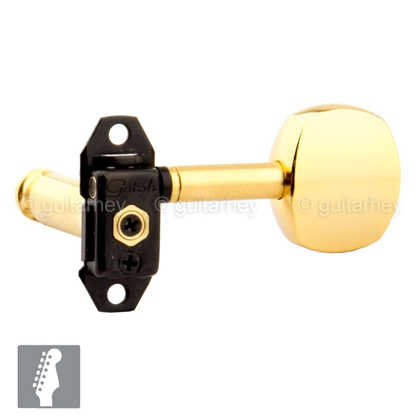NEW Gotoh Stealth ST31-SB5 6-In-Line Lightweight Tuning Keys Set - GOLD