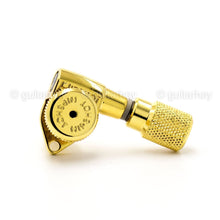 Load image into Gallery viewer, NEW Hipshot Grip-Lock Open-Gear KNURLED Buttons UMP Upgrade Kit 3x3 SET - GOLD