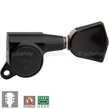 Load image into Gallery viewer, NEW Gotoh SG381-04 Set Keystone Keys Style Button Tuner 16:1 Ratio - 3x3 - BLACK