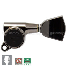 Carregar imagem no visualizador da galeria, NEW Gotoh SG381-04 L3+R3 Tuning Keys Set w/ Keystone Buttons - 3x3 - COSMO BLACK