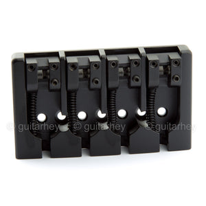 NEW Hipshot 5A4FM2AB 4 string A Style Fender Mount Aluminum Bass Bridge - BLACK